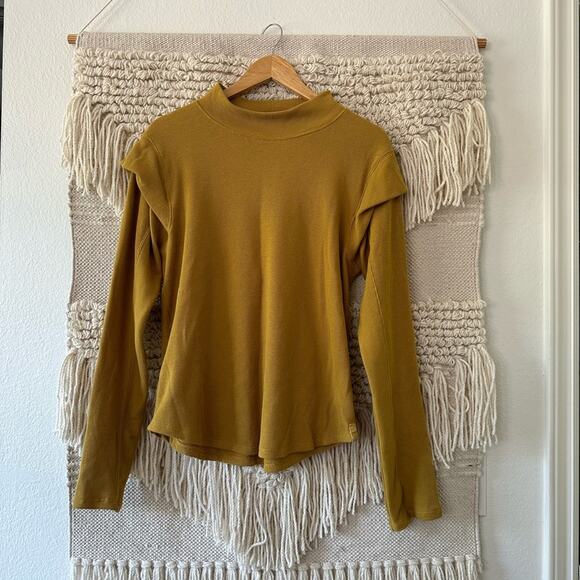Free People Padded Shoulder Thermal - Picture 1 of 5